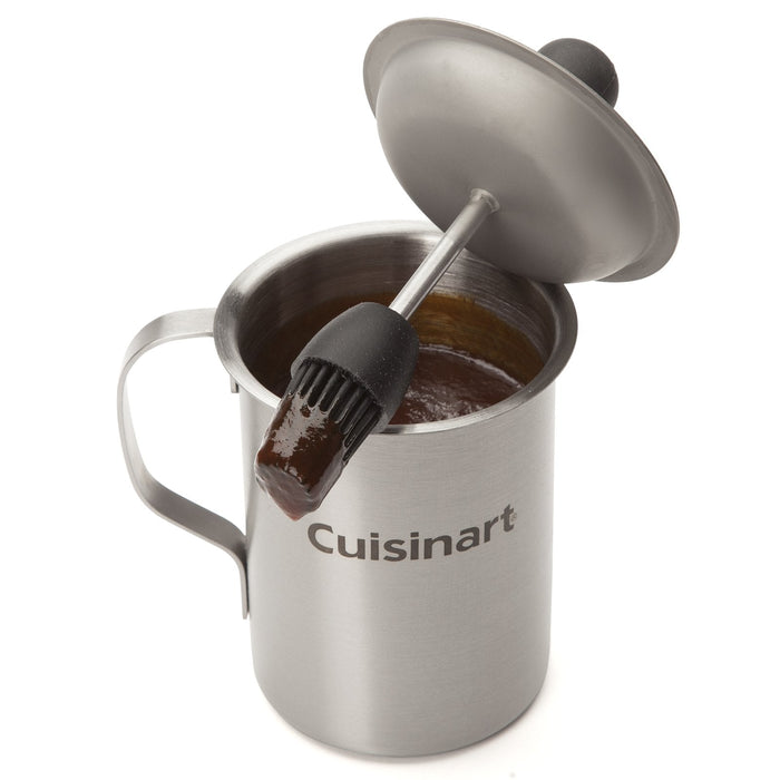 Cuisinart CBP-116 Sauce Pot and Basting Brush Set , Stainless Steel - Grill Parts America