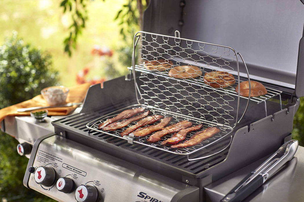 Weber Rack Fish Weber 6471 Original Stainless Steel Fish Basket, Large - Grill Parts ...