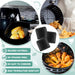 16 Pieces Air Fryer Rubber Bumpers Black Air Fryer Tray Rubber Feet Replacement Parts Silicone Accessories Rubber Non-Scratch Protective Covers for Air Fryer Grill Pan (0.43 x 0.43 x 0.18 Inch) - Grill Parts America